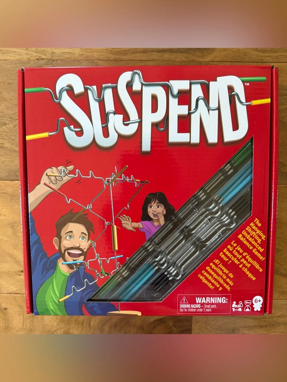 Brand New Spin Master Game; Family Game of Tricky Hangs & Steady Hands, 6+, NWT